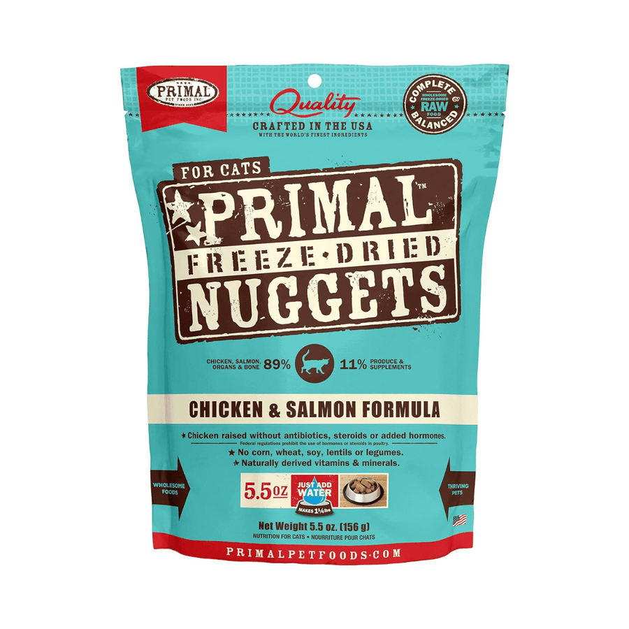 Primal Freeze - Dried Cat Food - Nuggets Chicken & Salmon Formula - Toronto Pets