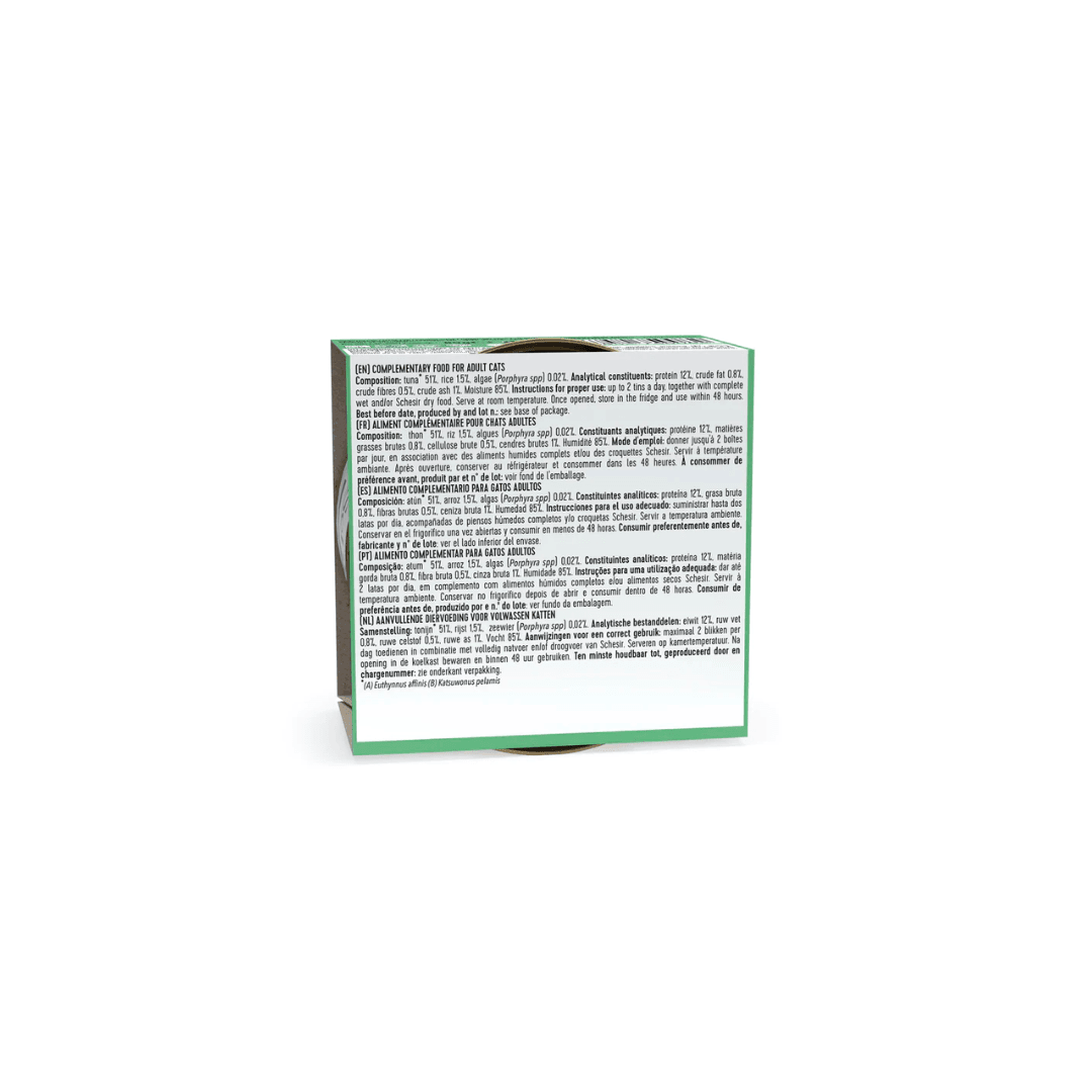 Schesir Wet Cat Food - Tuna Entree with Algae in Jelly Canned - Toronto Pets