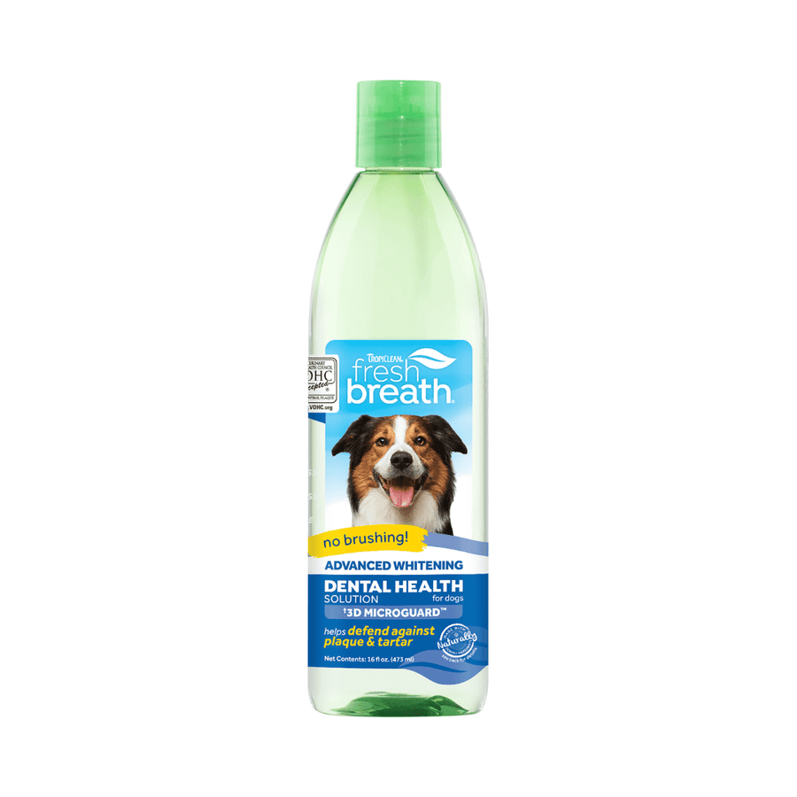 Tropiclean Dog Dental Care - Fresh Breath Advanced Whitening Dental Health Solution - Toronto Pets