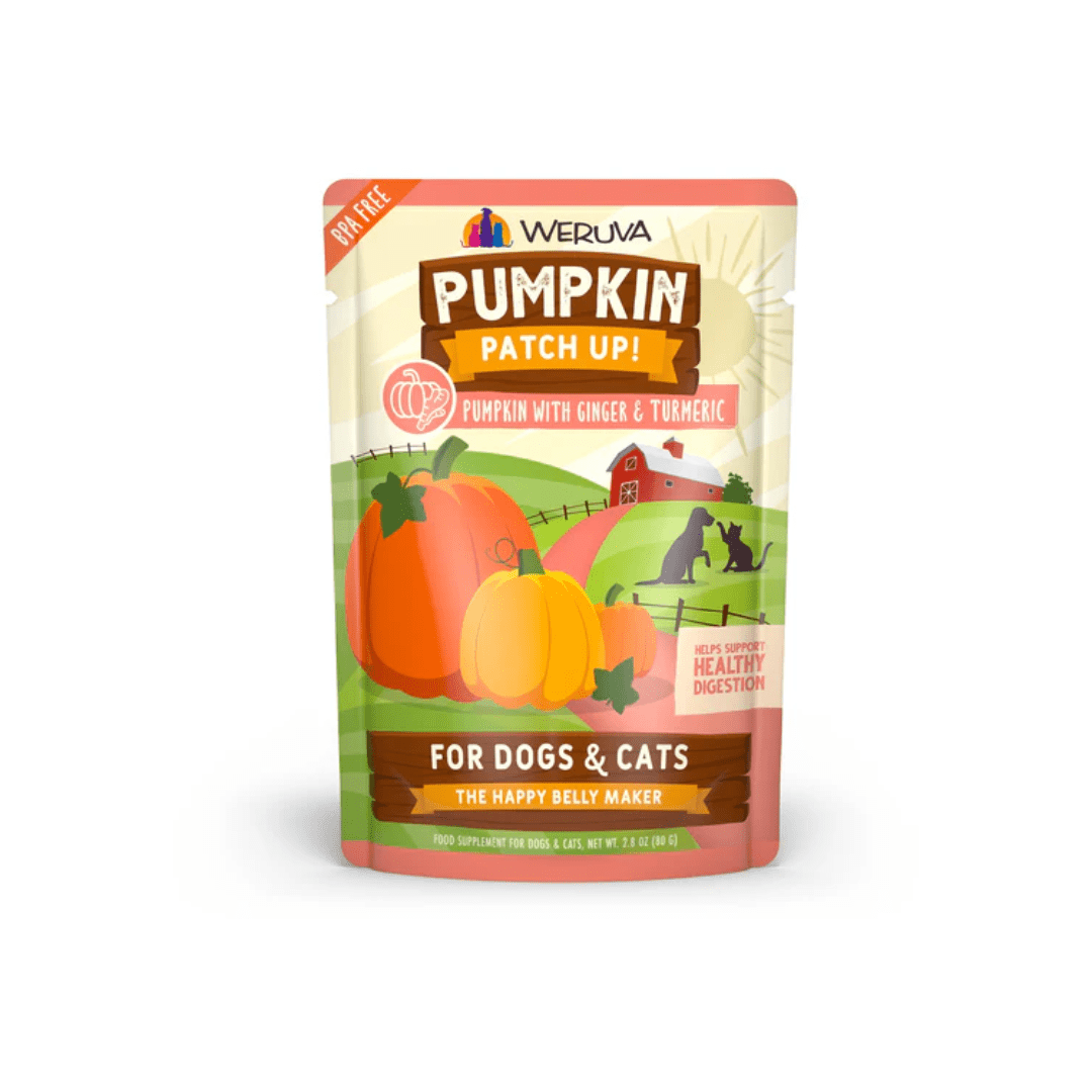 Weruva Dog and Cat Supplements - Pumpkin Patch Up Pumpkin with Ginger & Tumeric Pouch - Toronto Pets