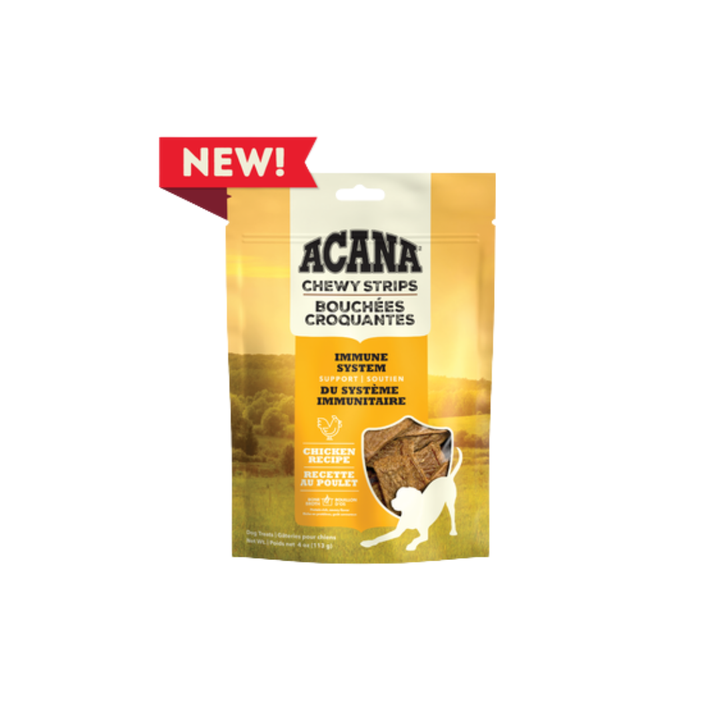 Acana Dog Treats - Chewy Strips Immune System Support Chicken Recipe