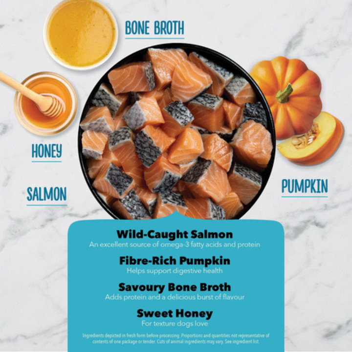 Acana Dog Treats - Chewy Strips Skin, Coat & Digestive Support Salmon Recipe