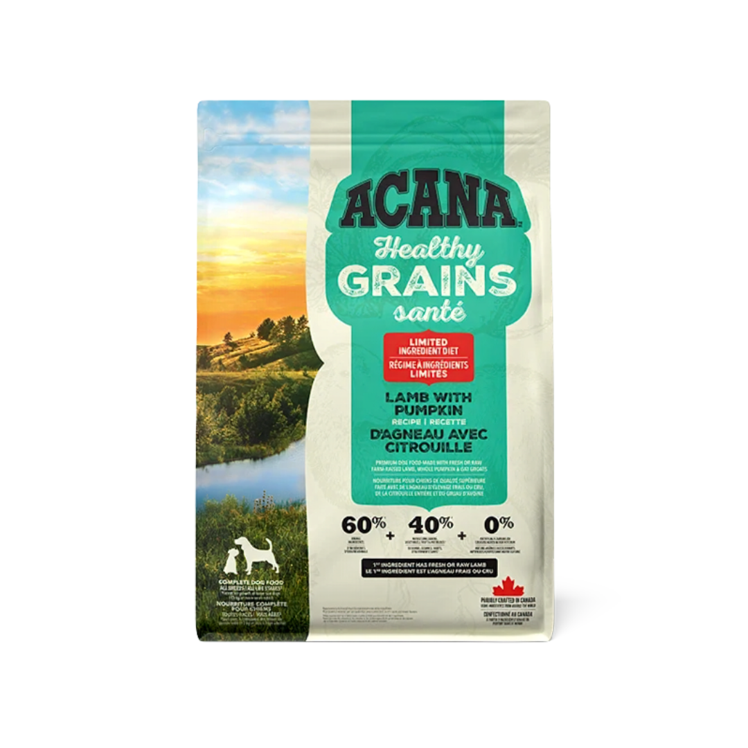 Acana Dry Dog Food - Healthy Grains Lamb With Pumpkin Recipe