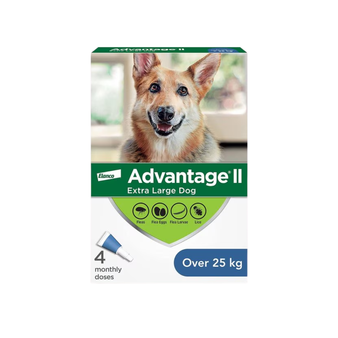 Advantage II Dog Flea and Tick Control - Extra Large Dogs > 25 KG