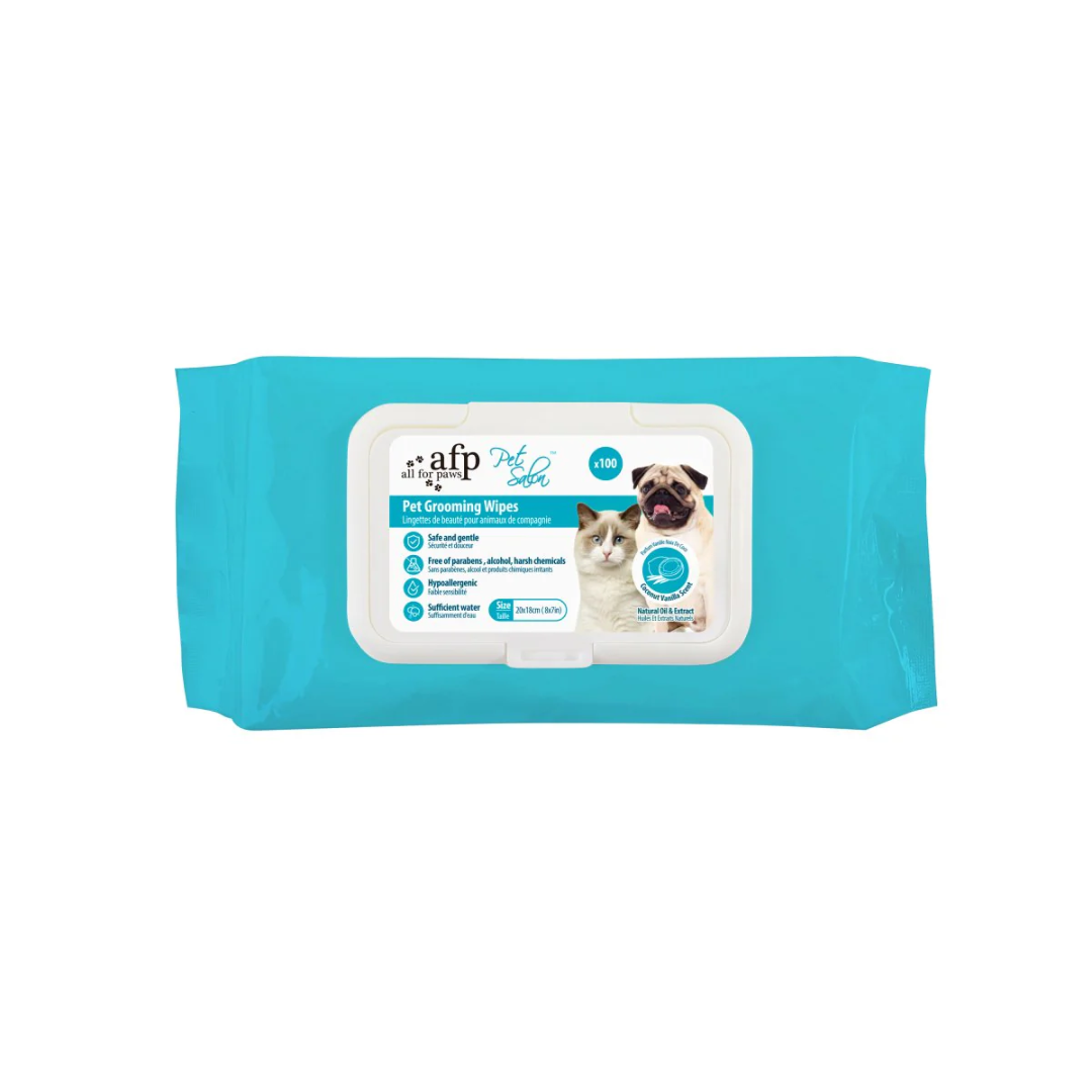 All For Paws Pet Wipes - Pet Salon Grooming Wipes Coconut