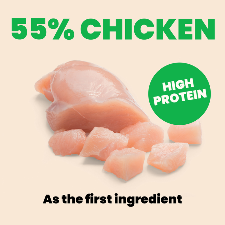 Almo Nature Wet Dog Food - Natural HQS Chicken Entree with Beef in Broth Canned