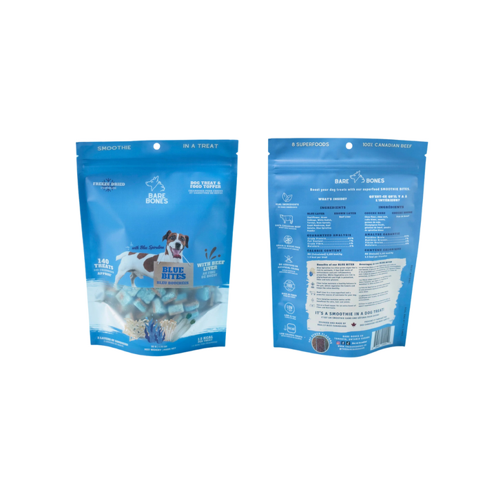 Bare Bones Freeze-Dried Dog Treats - Blue Bites