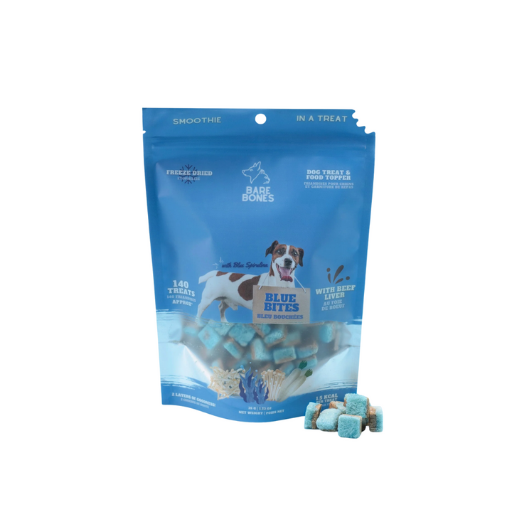 Bare Bones Freeze-Dried Dog Treats - Blue Bites