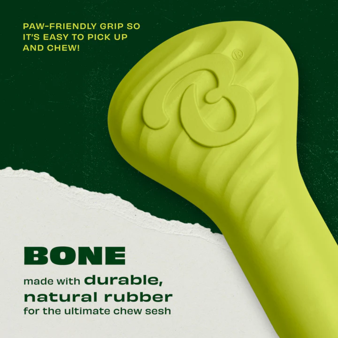 Benebone Dog Toys - Bounce Rubber Bone