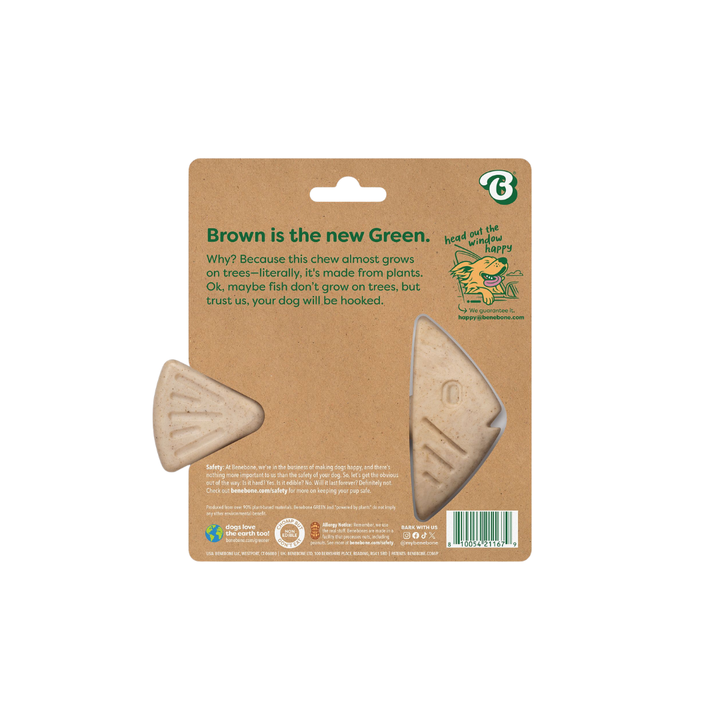 Benebone Dog Toys -  Eco Fishbone Salmon