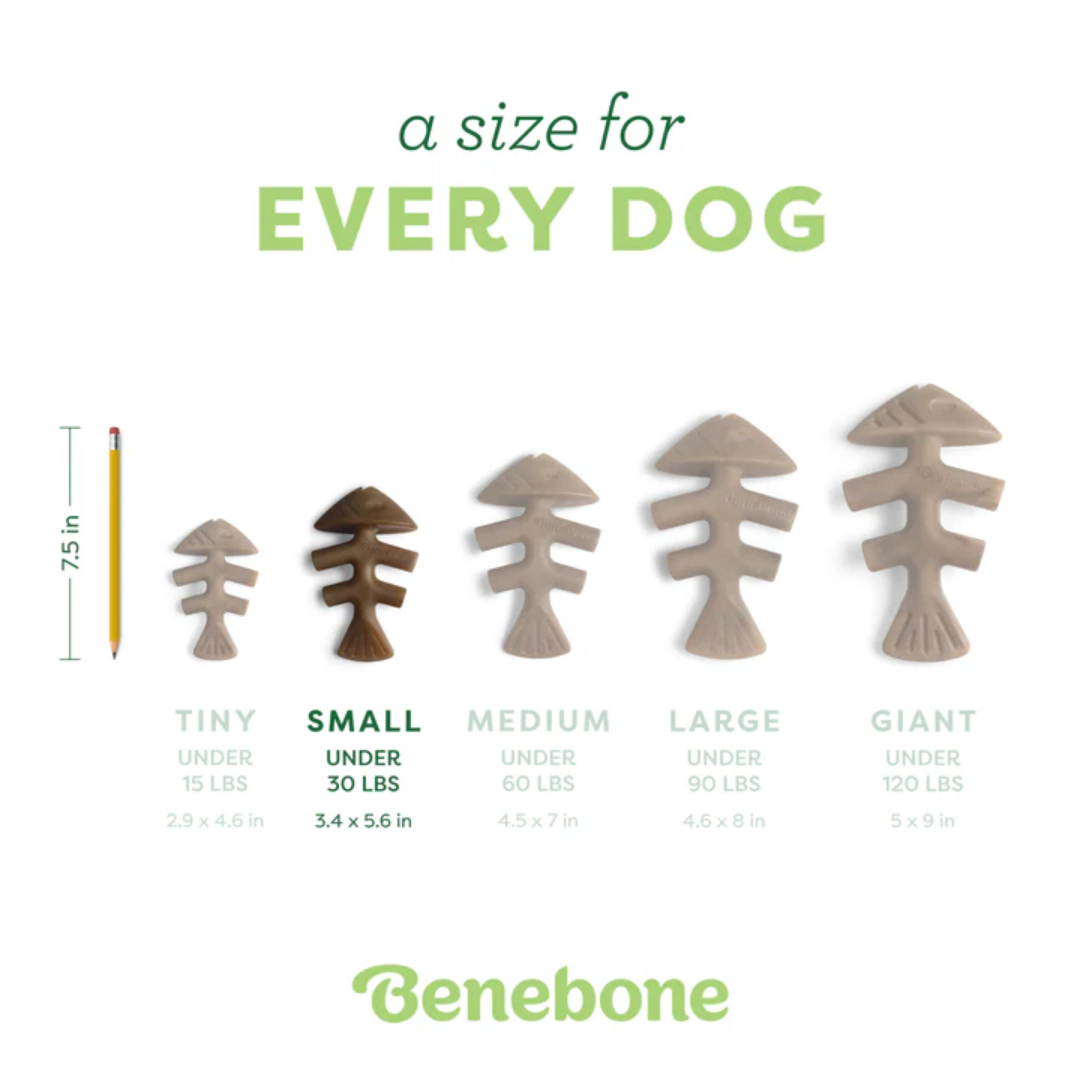 Benebone Dog Toys - Jack Salmon Fishbone