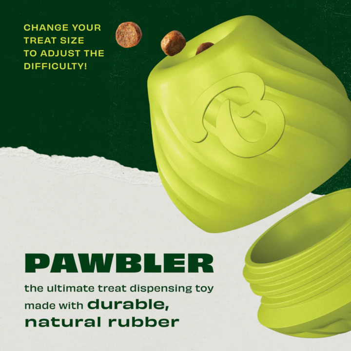 Benebone Dog Toys - Pawbler Natural Rubber Treat Dispenser