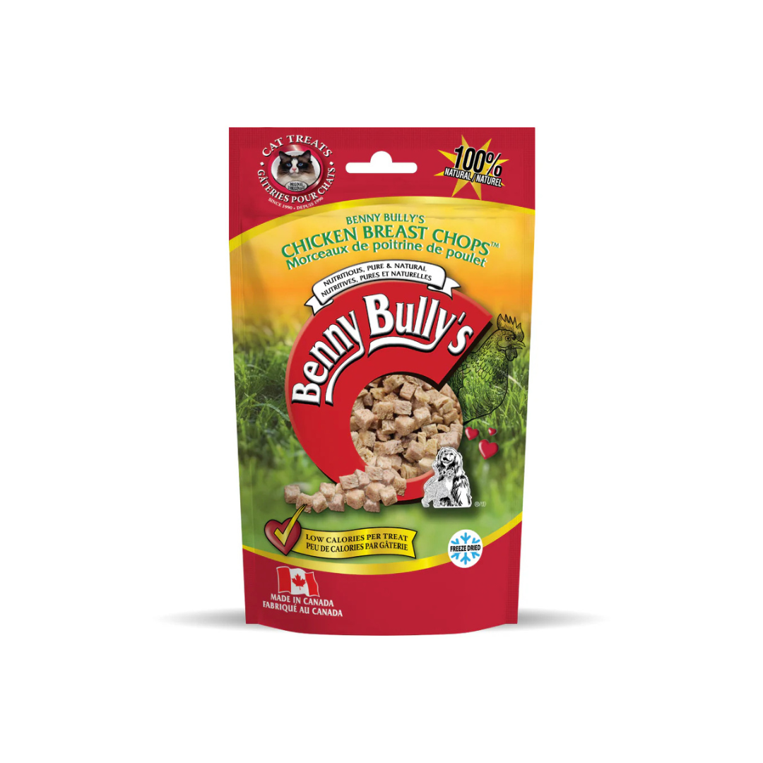 Benny Bully's Freeze Dried Cat Treats - Chicken Breast Chops
