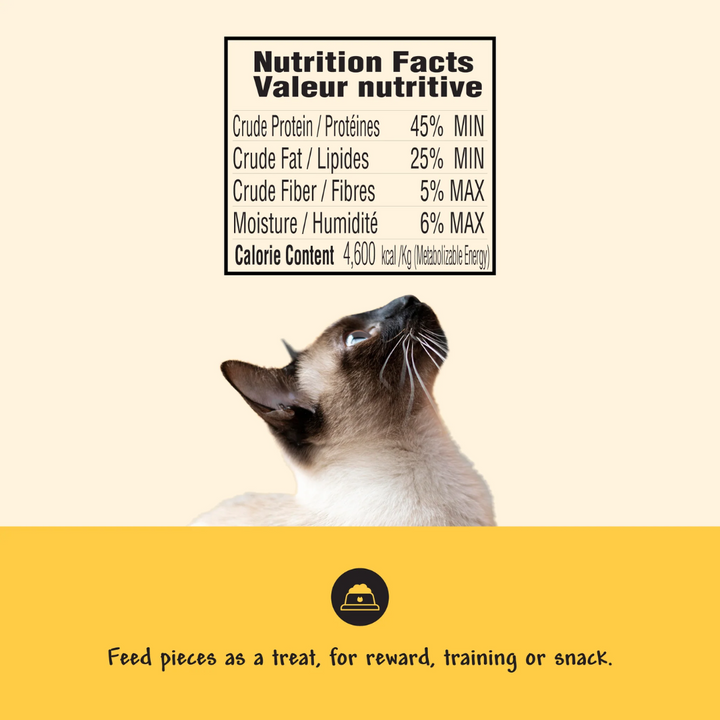 Benny Bully's Freeze Dried Cat Treats - Chicken Heart Chops