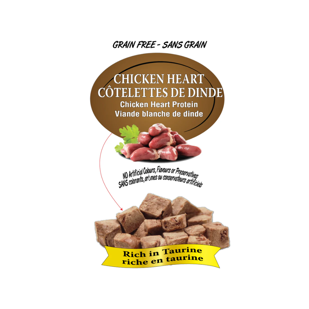 Benny Bully's Freeze Dried Cat Treats - Chicken Heart Chops