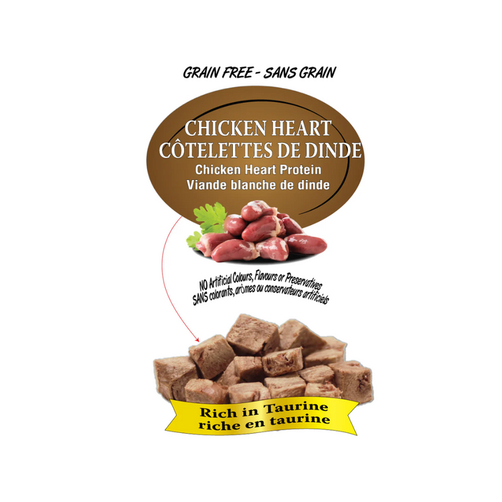 Benny Bully's Freeze Dried Cat Treats - Chicken Heart Chops