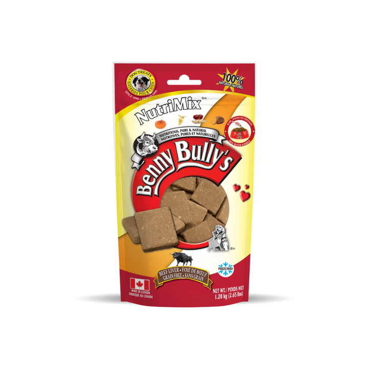 Benny Bully's Freeze Dried Dog Treats - Beef Liver NutriMix