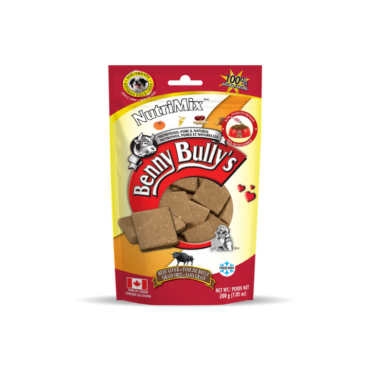 Benny Bully's Freeze Dried Dog Treats - Beef Liver NutriMix