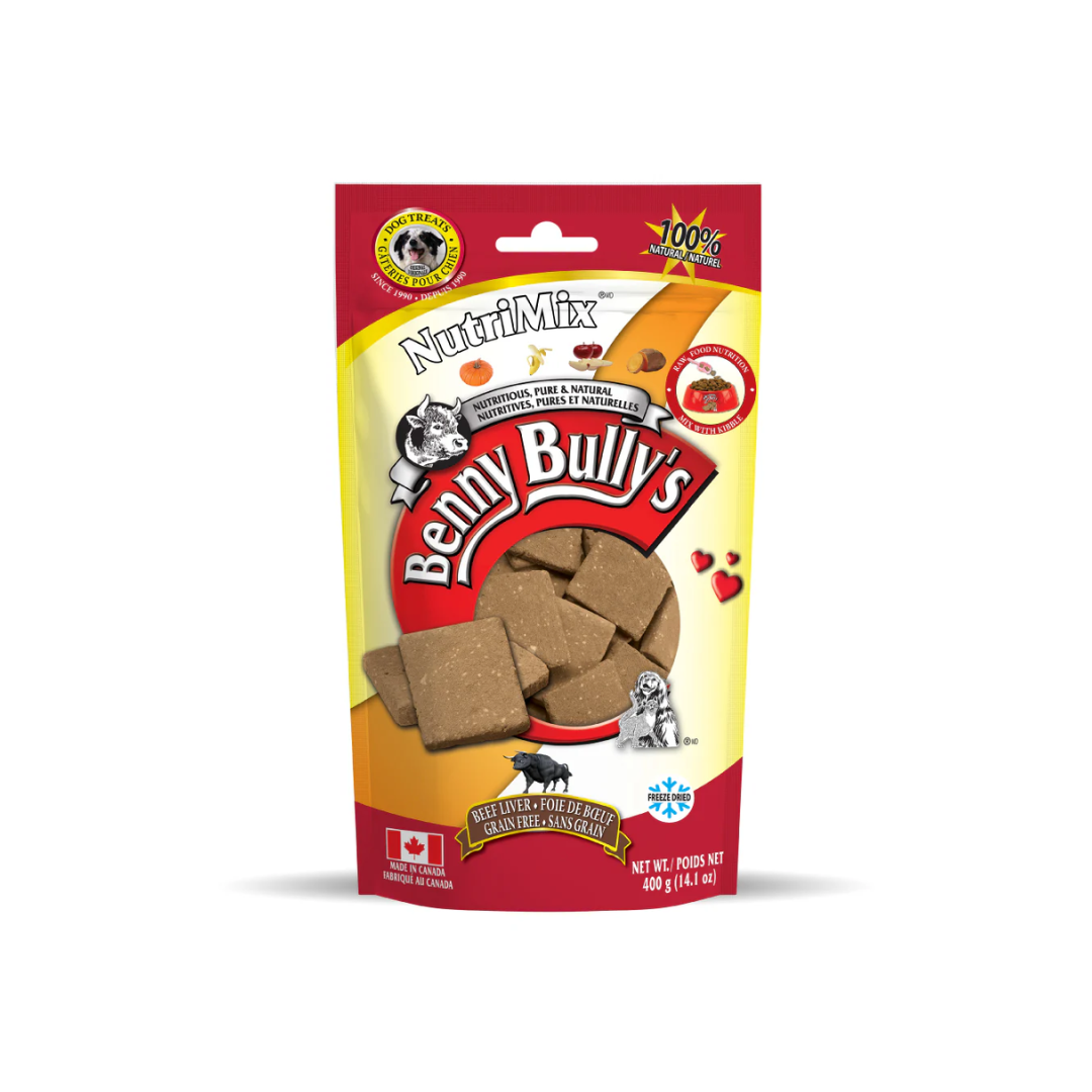 Benny Bully's Freeze Dried Dog Treats - Beef Liver NutriMix