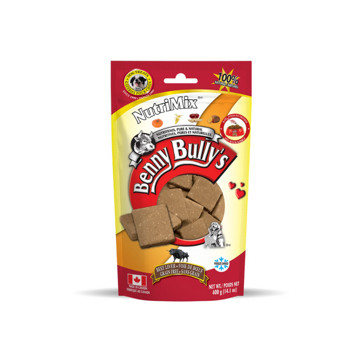 Benny Bully's Freeze Dried Dog Treats - Beef Liver NutriMix
