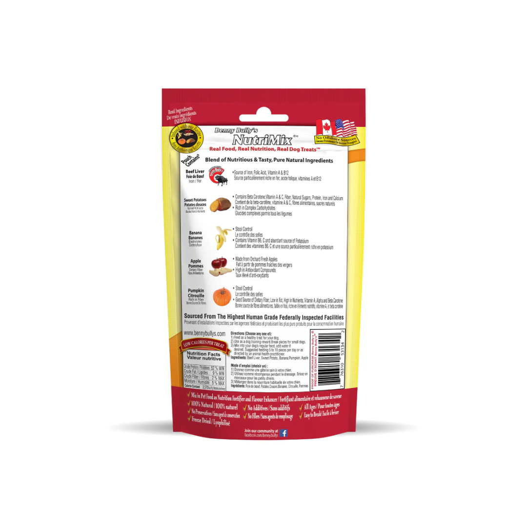 Benny Bully's Freeze Dried Dog Treats - Beef Liver NutriMix