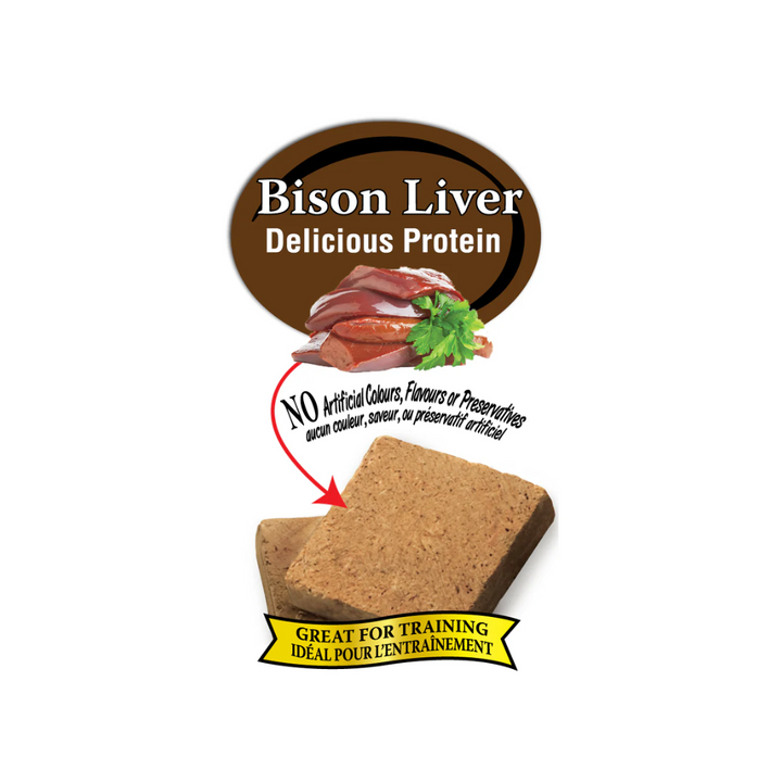 Benny Bully's Freeze Dried Dog Treats - Bison Liver Chops