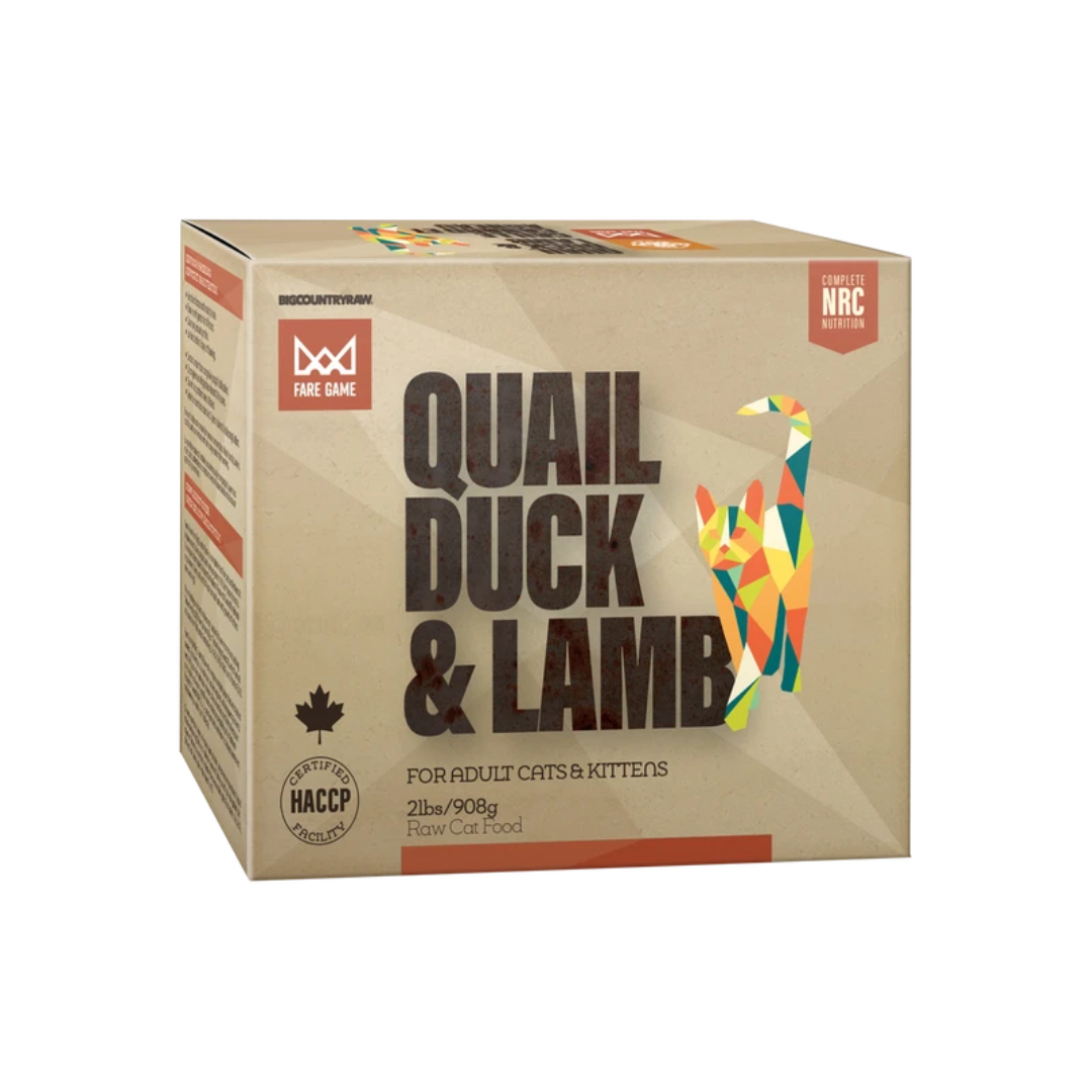 Big Country Raw Fare Game - Duck & Quail with Lamb