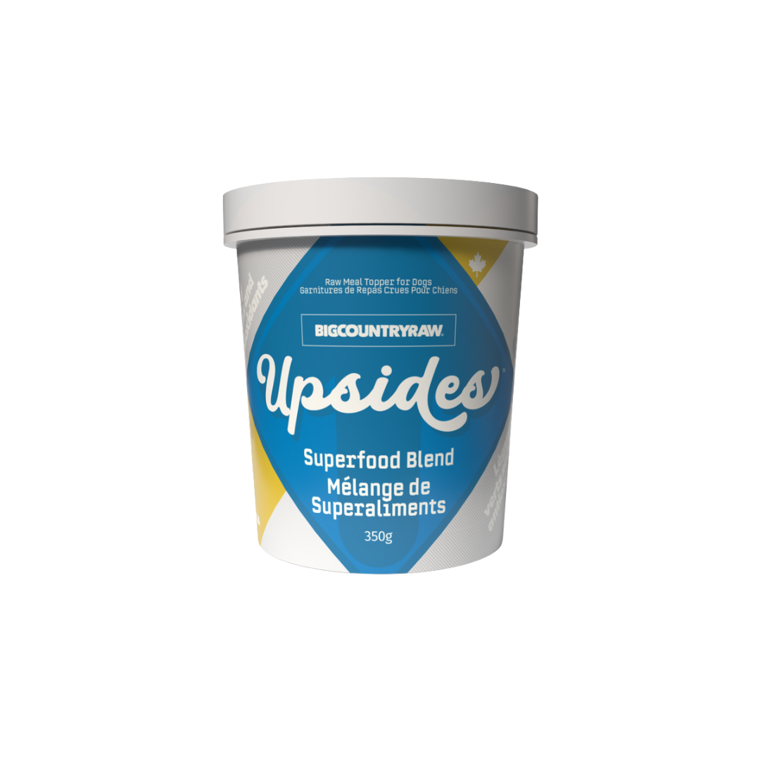 Big Country Raw Frozen Dog Food Toppers - Upsides Super Food Blend
