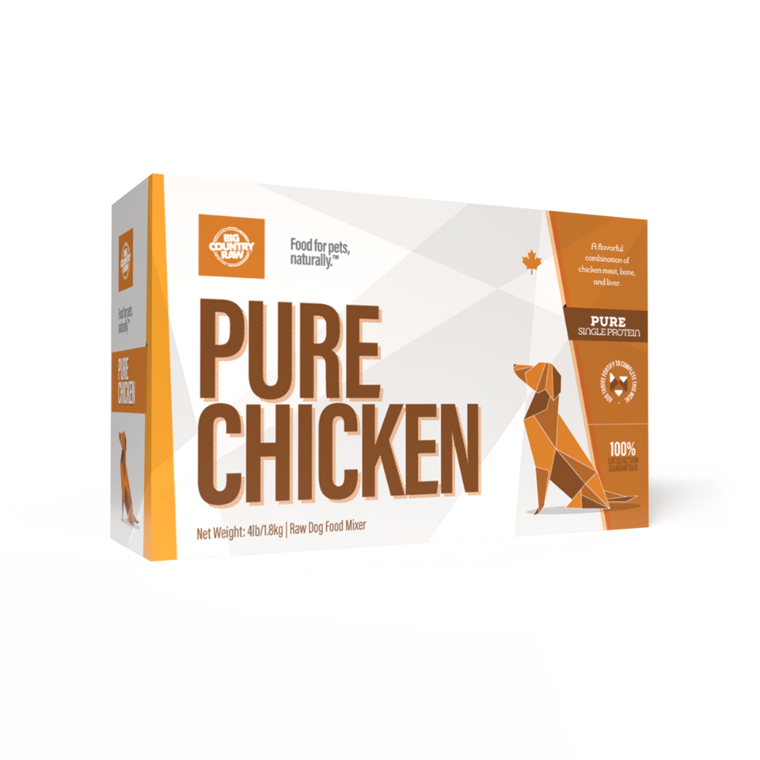 Big Country Raw Frozen Dog and Cat Food - Pure Chicken Carton