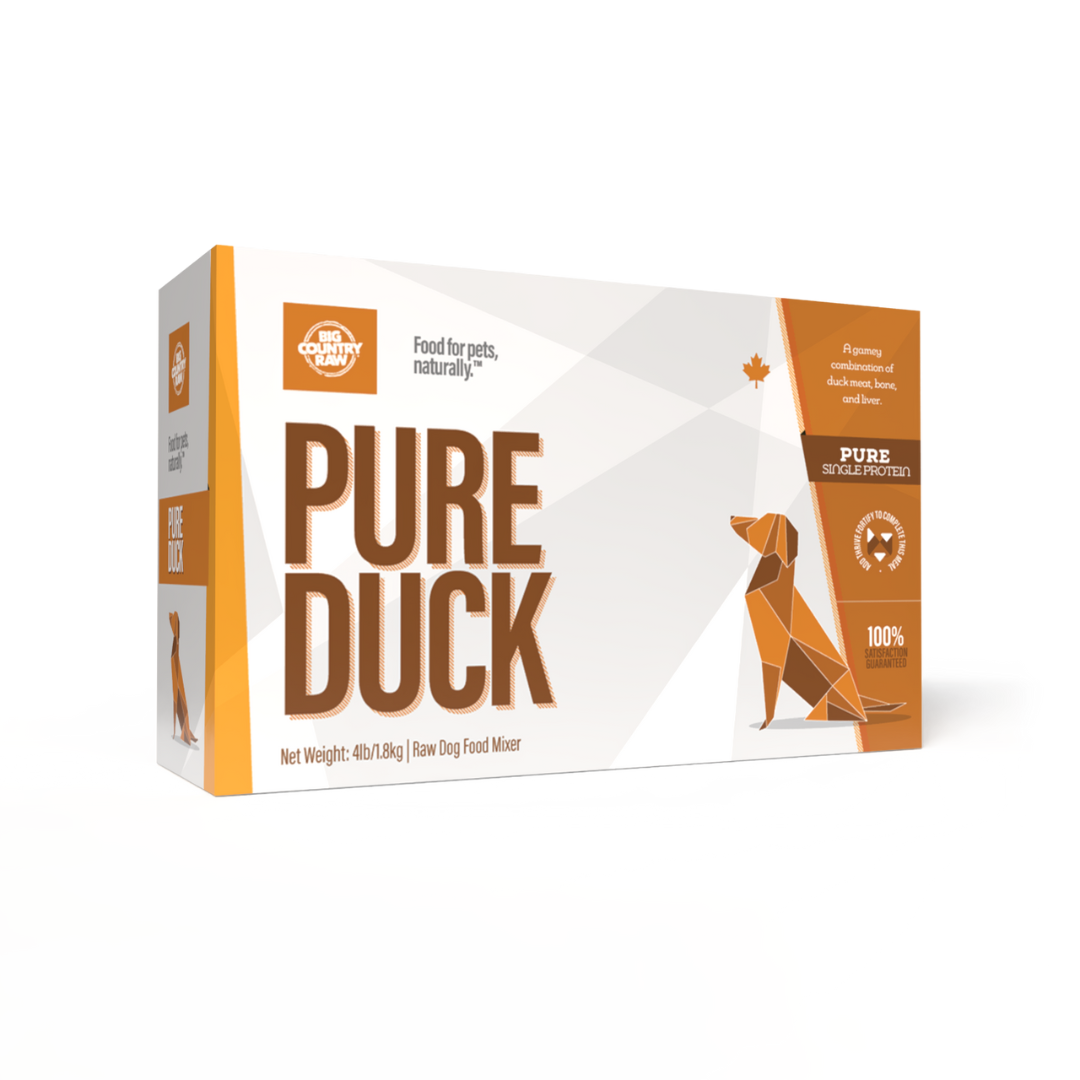 Big Country Raw Frozen Dog and Cat Food - Pure Duck Carton