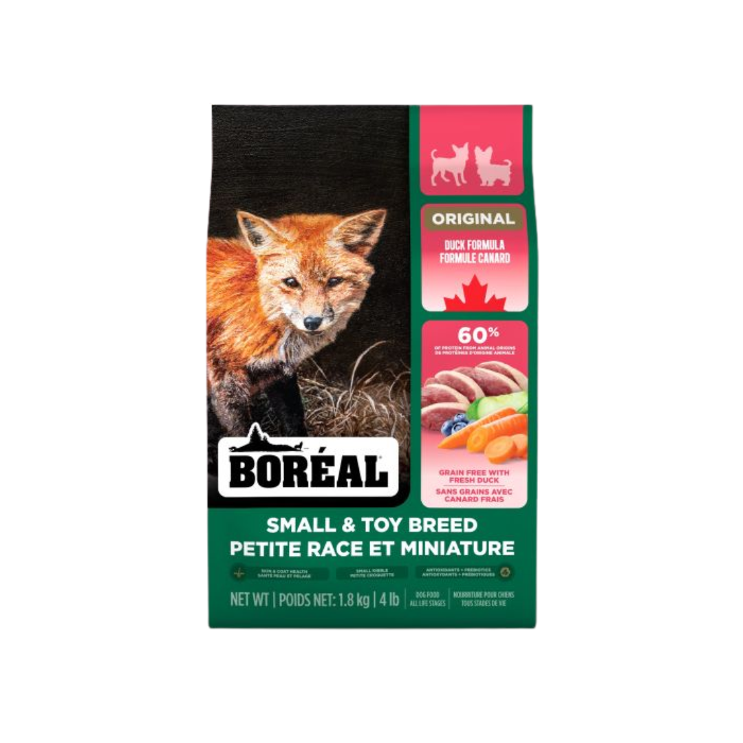 Boreal Dry Dog Food - Original Grain Free Small And Toy Breed Duck