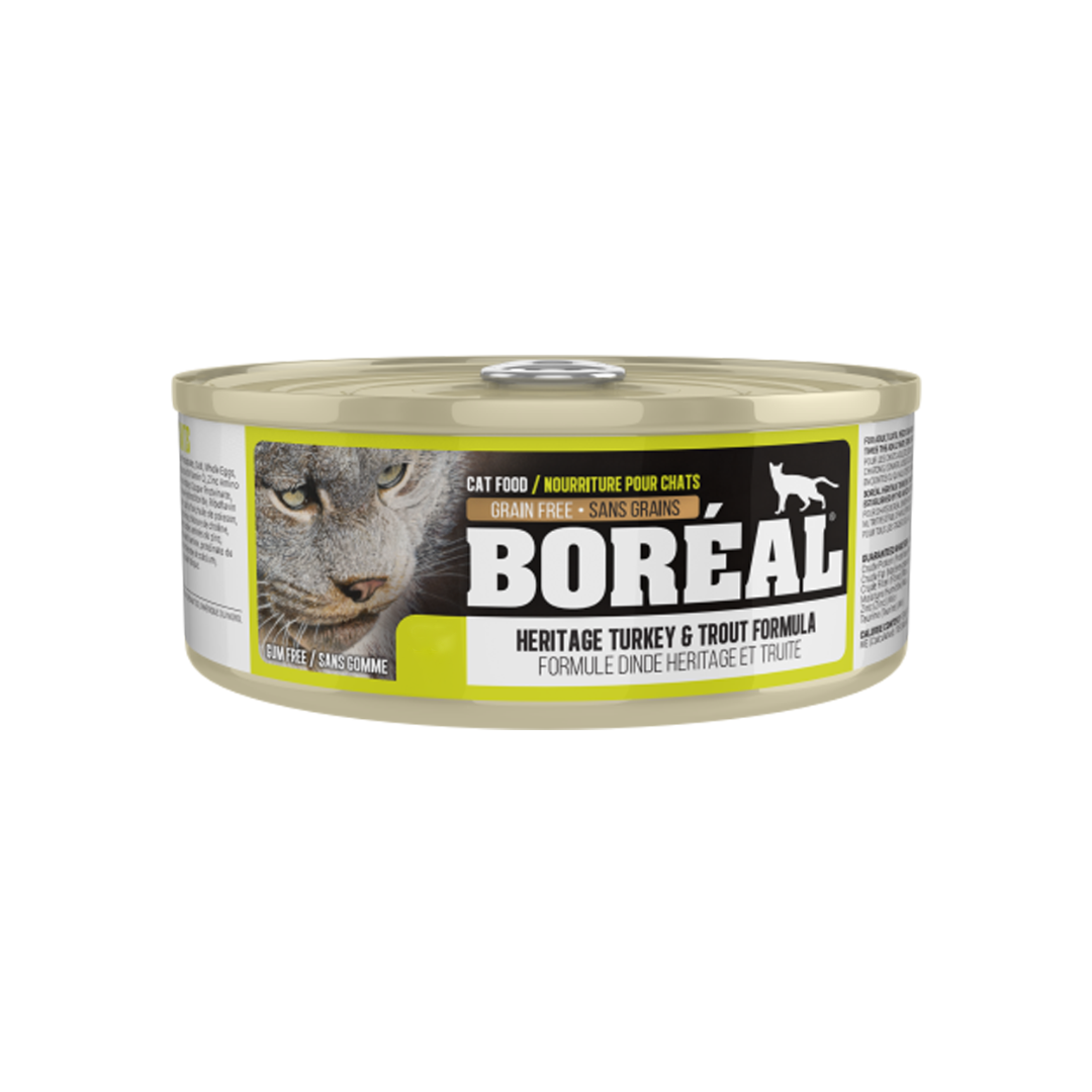 Boreal Wet Cat Food - Heritage Turkey and Trout Canned