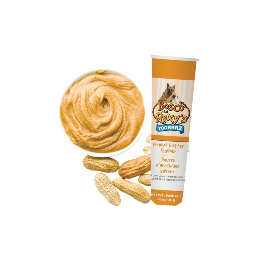 Bosco & Roxy's Frozen Dog Treats - Frozen Yogrrrz Peanut Butter