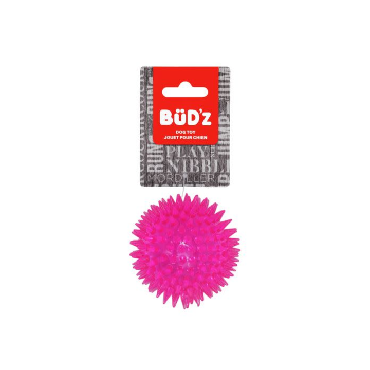 Bud'Z Dog Toys - Rubber Plain Spiked Ball