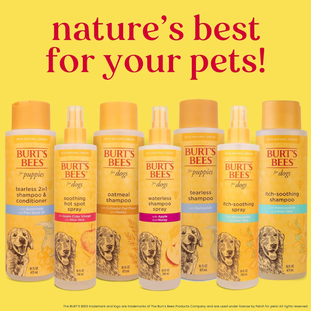 Burt's Bees Pet Shampoo - Puppy Tearless Dog Shampoo with Buttermilk