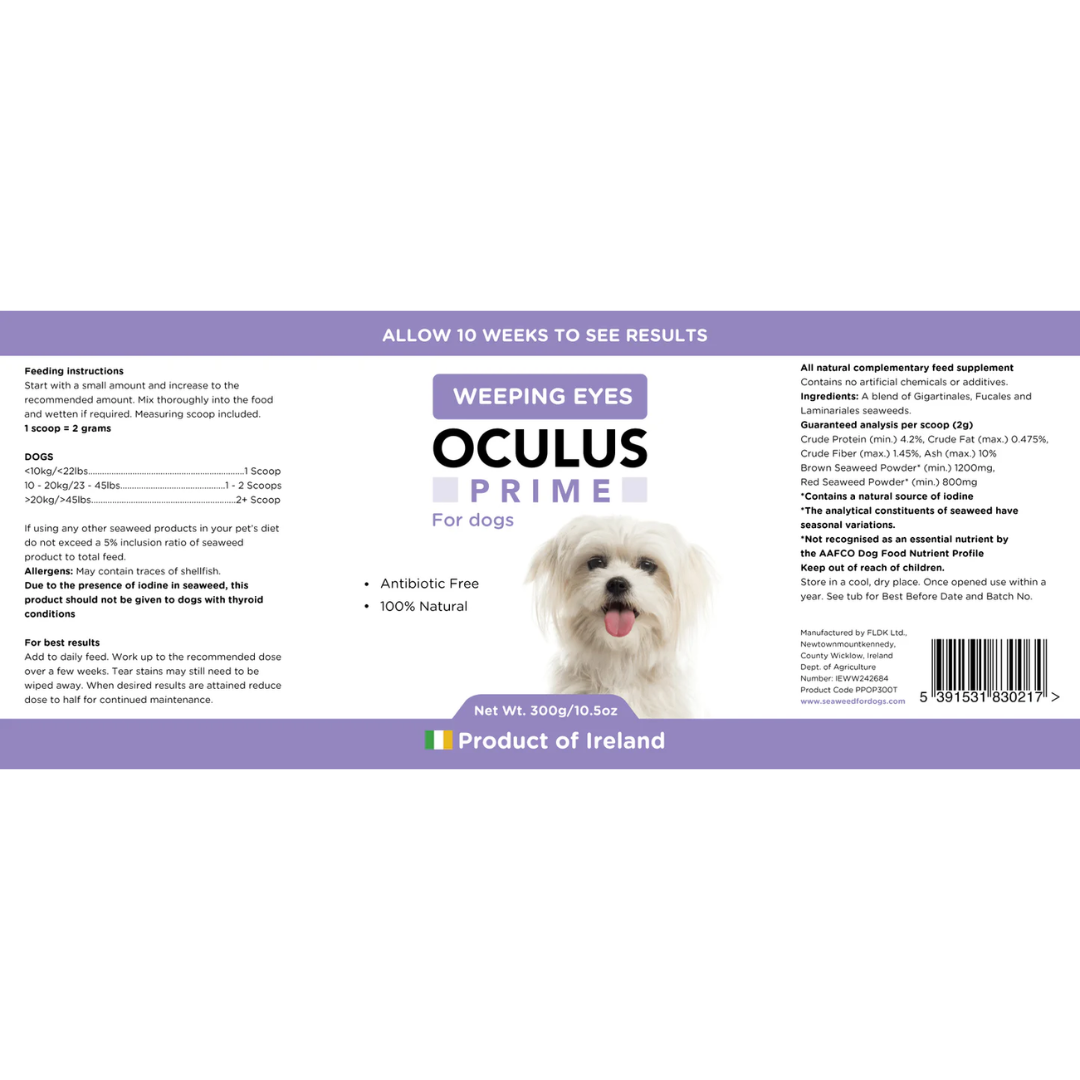 Canident Dogs Eye Care - Oculus Prime Natural Tear Stain Remover