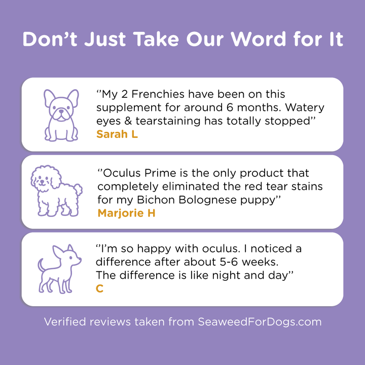 Canident Dogs Eye Care - Oculus Prime Natural Tear Stain Remover