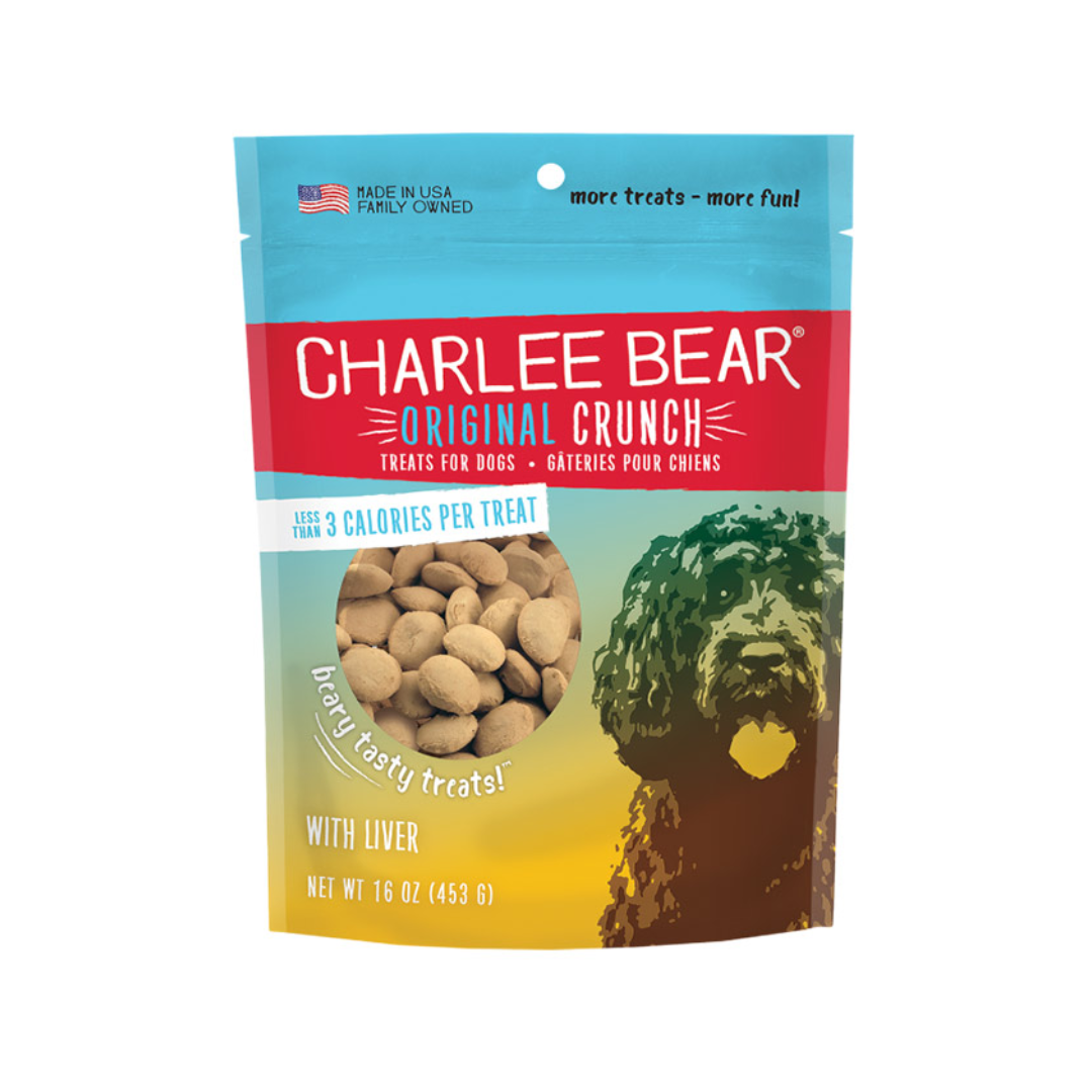 Charlee Bear Dog Treats - Original CRUNCH with Liver