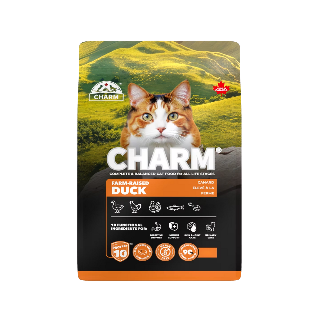 Charm Dry Cat Food - Farm-Raised Duck Recipe