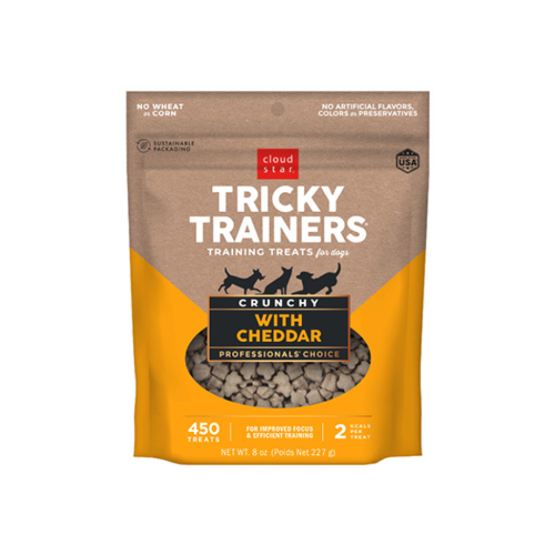 Cloud Star Dog Treats - Tricky Trainers Crunchy Cheddar