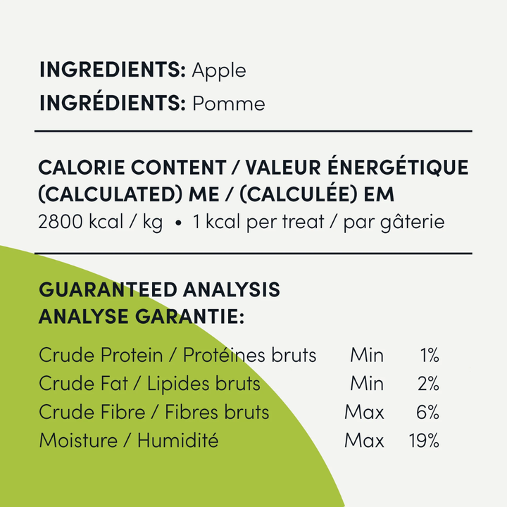 Crumps' Naturals Dehydrated Dog Treats - Apple Bites