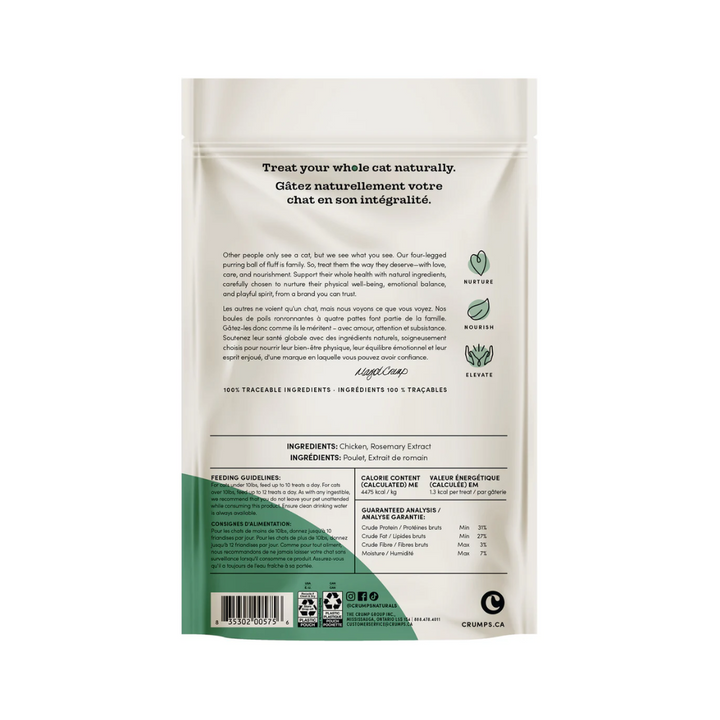 Crumps' Naturals Freeze-Dried Cat Treats - Chicken