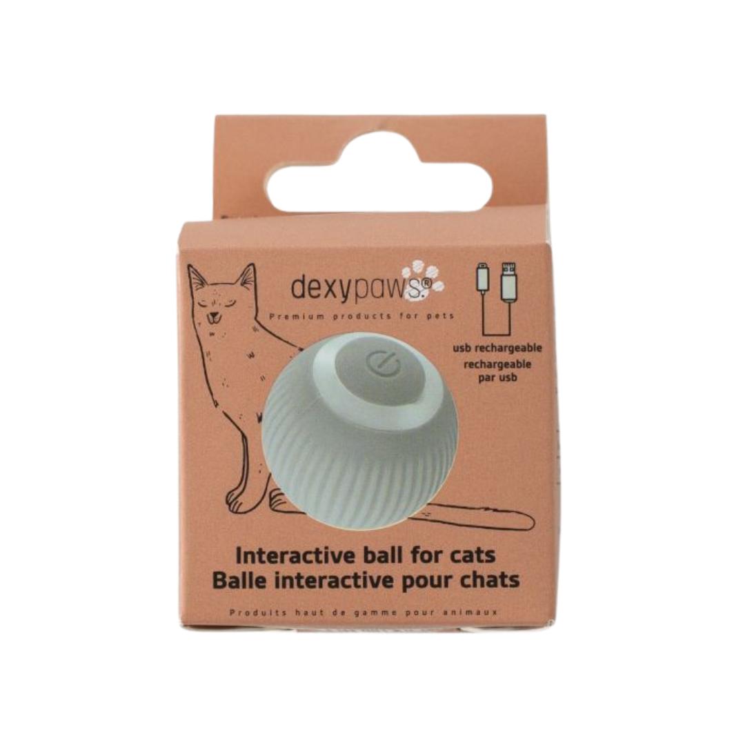 Dexypaws Cat Toys - Interactive Smart Rotating Ball