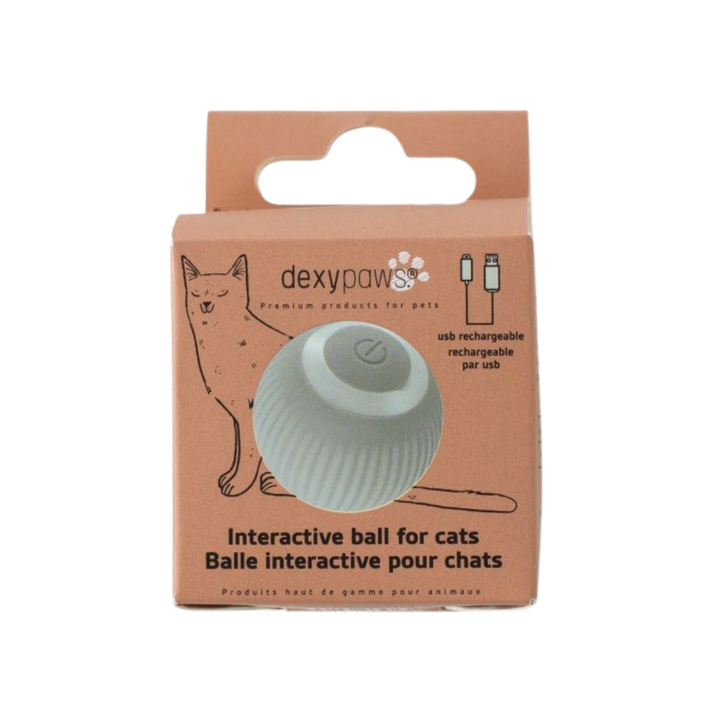 Dexypaws Cat Toys - Interactive Smart Rotating Ball