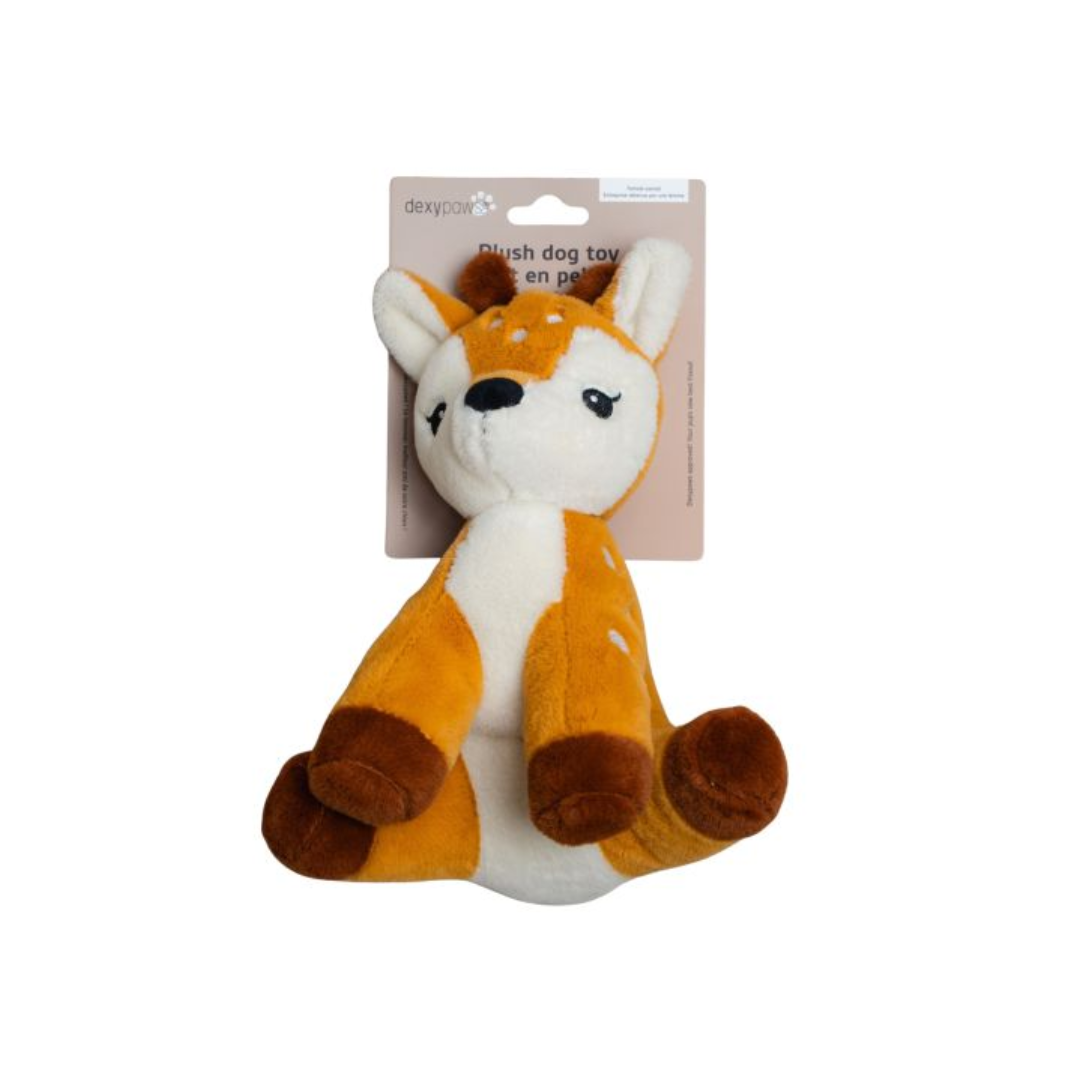 Dexypaws Dog Toys - Fawn Plush