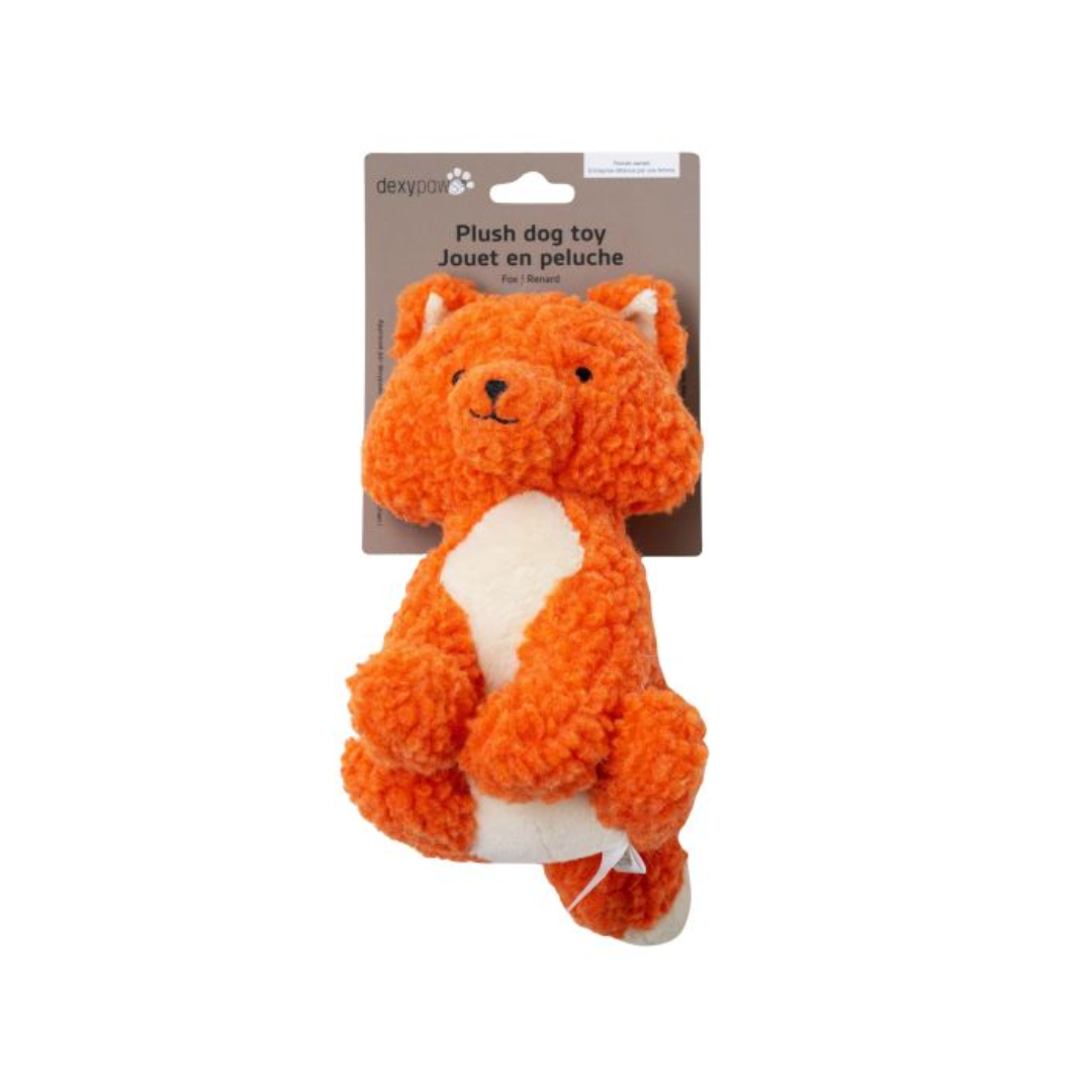 Dexypaws Dog Toys - Fox Plush