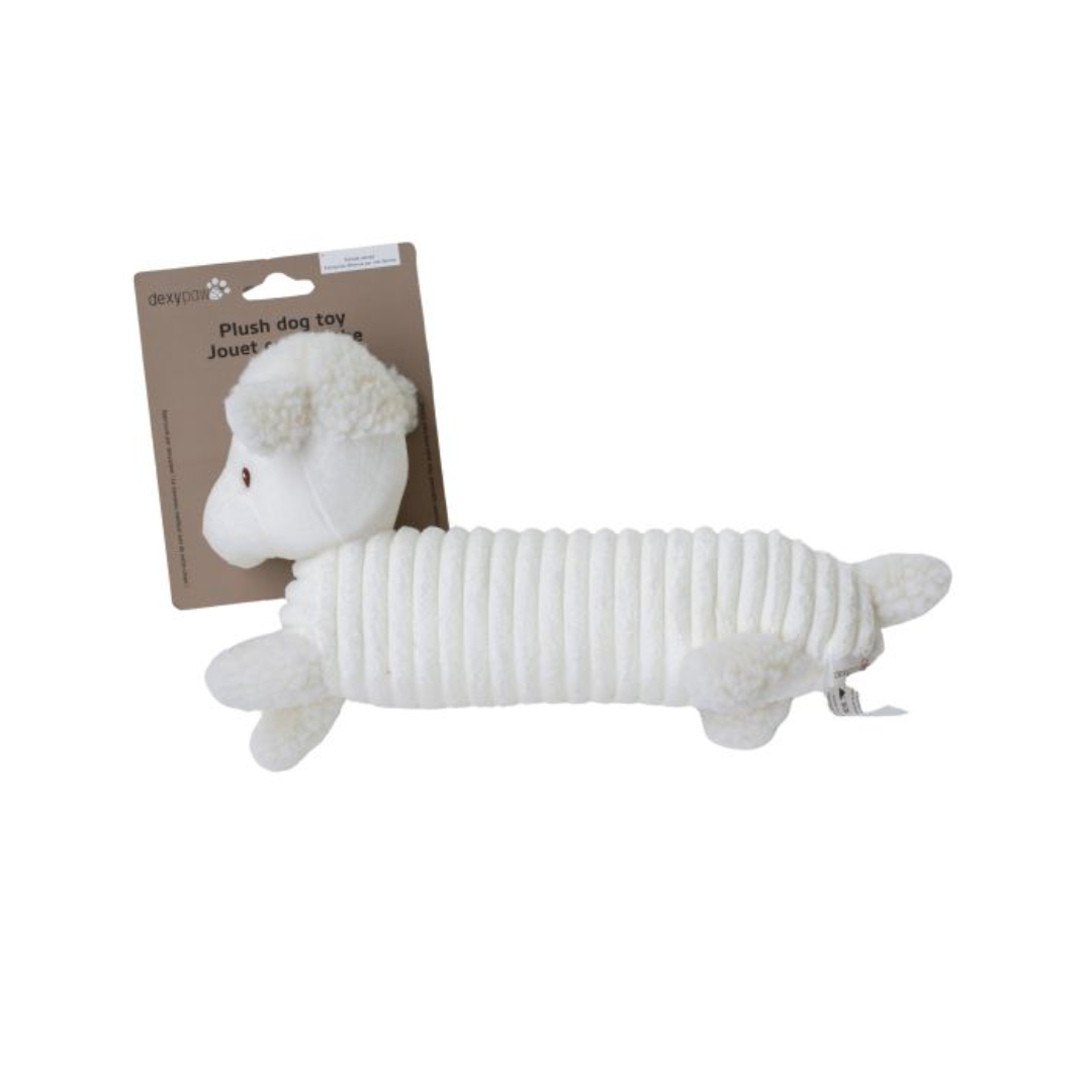 Dexypaws Dog Toys - Long Sheep Plush