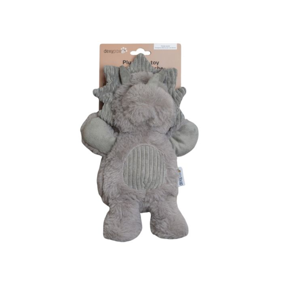 Dexypaws Dog Toys - Stegosaurus Dinosaur Plush