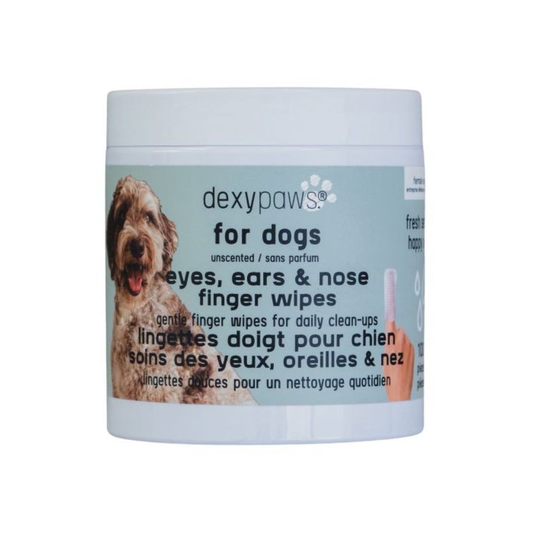 Dexypaws Dog Wipes - Unscented & Gentle For Eyes, Ears & Nose