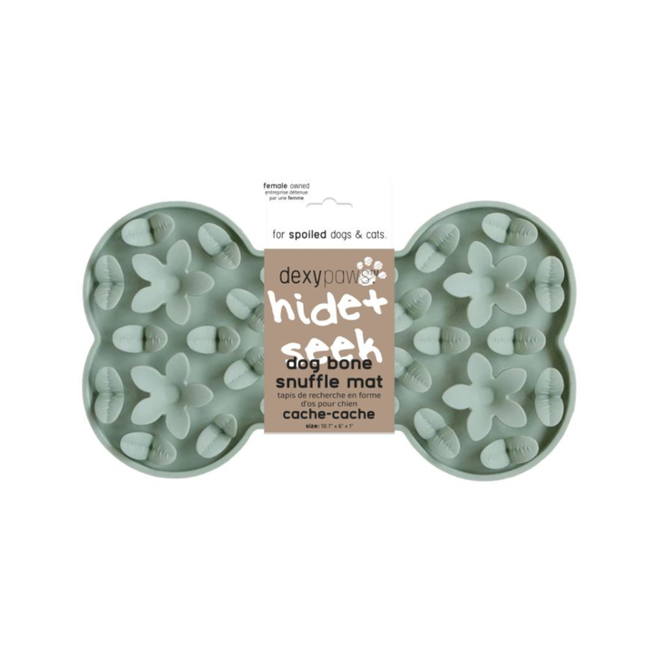 Dexypaws Pet Feeders - Snuffle Mat "Hide + Seek" Slow Feeder